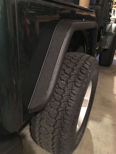 Smittybilt Rear Xrc Fender Flares In Textured Black For 76 06 Jeep Cj 7