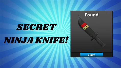 How To Get The Ninja Knife In Roblox Assassin Youtube