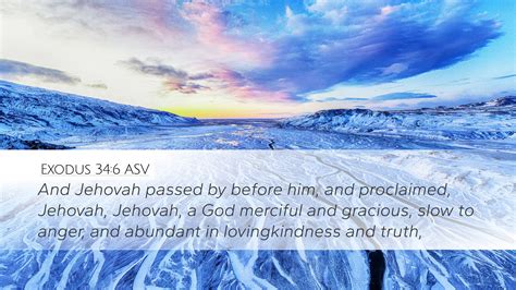 Exodus 346 Asv Desktop Wallpaper And Jehovah Passed By Before Him