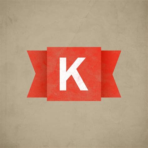 Just Letter K On Behance Letter K Lettering Graphic Design Typography