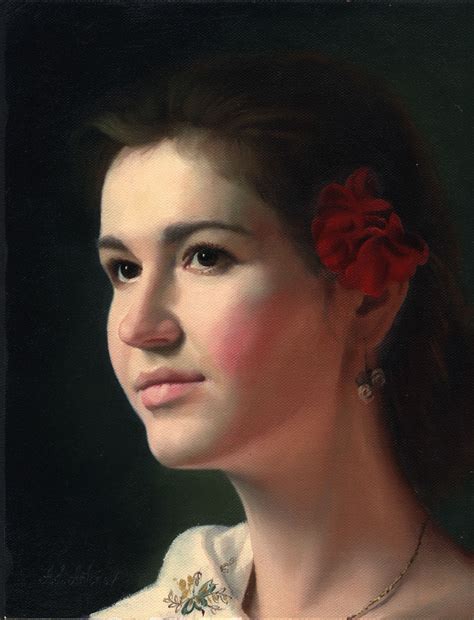Anna Portrait Painting By Alexei Antonov This Master Has An Online