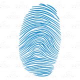 Abeka | Clip Art | Blue Fingerprint png image