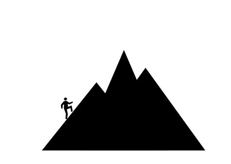 Black And White Mountain Clipart Free Download On Clipartmag