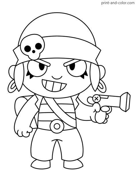 All images in this page is copyrighted. Brawl Stars coloring pages | Print and Color.com