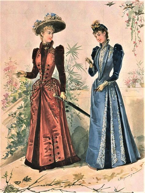 La Mode Illustree 1891 Fashion 1890s Fashion Gilded Age Fashion