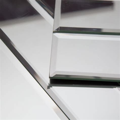 3x12 Inch Beveled Edge Mirror Tiles For Kitchen Backsplash Diflart
