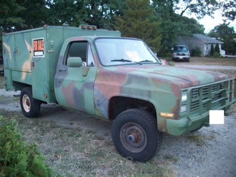 Chevy Military M1028 Utility Truck 4wd 1ton For Sale Chevrolet Other