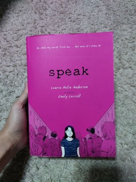 Speak Graphic Novel Book By Laurie Halse Anderson Art By Emily Caroll