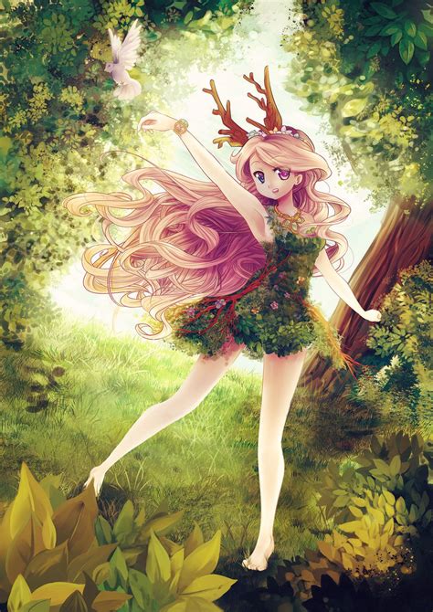Forest Spirit Anime Girl Anime Llorando Chicas Anime Mayordomo Negro Boceto De Dibujo Seres