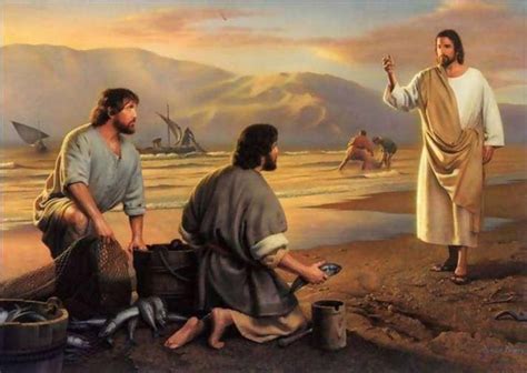 Jesus Calls Andrew And Simon In 2020 Jesus Pictures Jesus Pictures