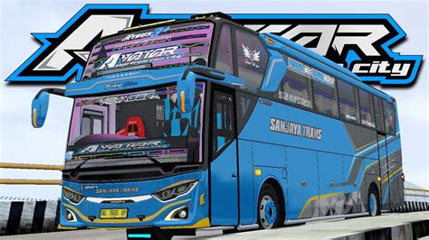 Sanjaya Trans Avatar Livery Mod Jb Kp Projects Bussid Youtube