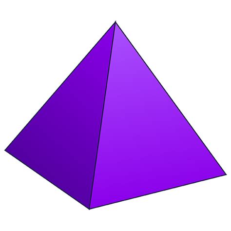 Triangle Pyramid Shape Mathematics Geometry Pyramids Vector Png