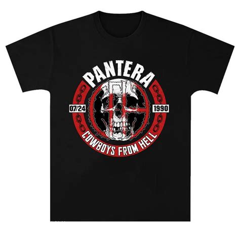 Pantera Cfh Skull Circle T Shirt