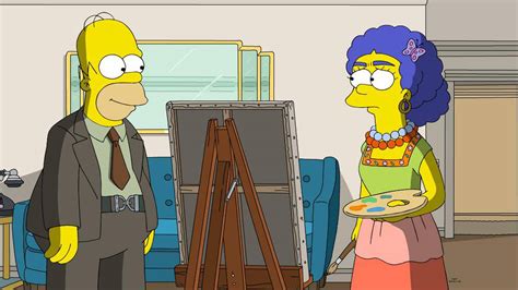 El Homenaje A Los Pintores Frida Kahlo Y Diego Rivera En Los Simpson”