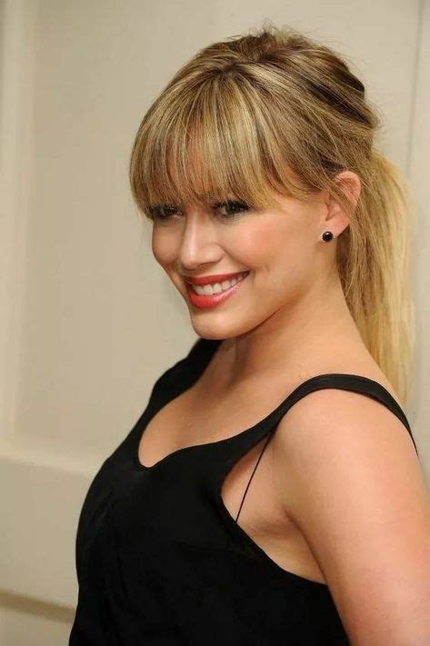 Ponytail Hairstyles A List Inspiration Hilary Duff Coiffure