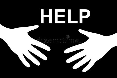 Help With Hands Stock Vector Illustration Of Form Hands 81645193