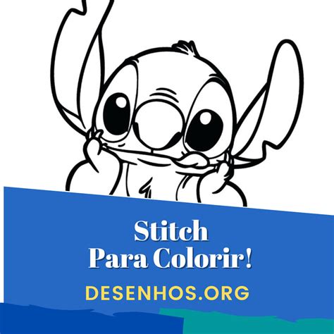 40 Desenhos do Stitch para colorir e imprimir!