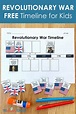 American Revolution Timeline Worksheet