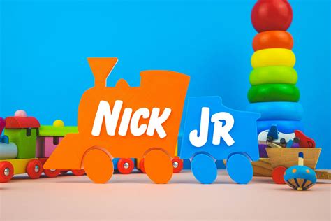 Nick Jr Train Logo 3d Printed Logo Kids Toy Etsy