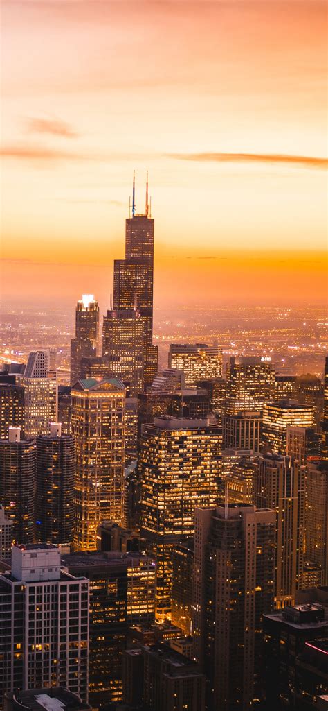 New Ipad Pro Wallpaper Chicago Wallpaper 4k Skyline Cityscape