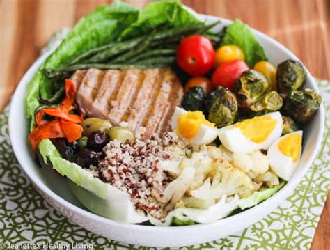 Winter Tuna Nicoise Salad With Quinoa And Roasted Vegetables Jeanette