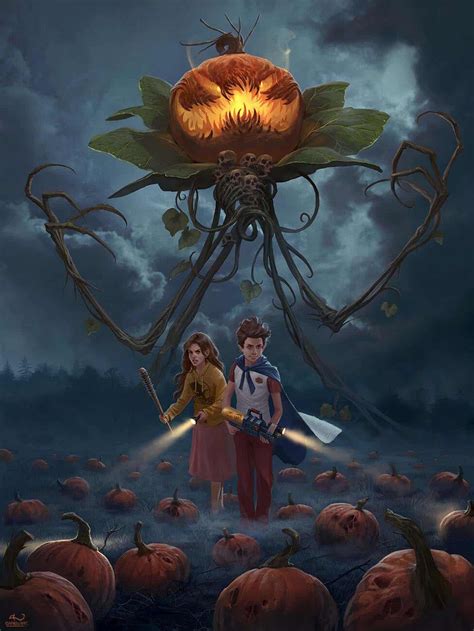 30 Spooky Digital Paintings For A Scary Halloween Halloween Artwork Halloween Illustration