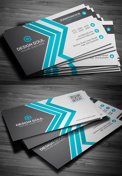 modern business card templates print ready design