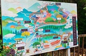 Kyoto tourist map (google maps!) with top attractions, temples, shrines ...