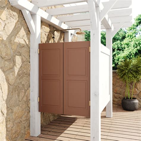 5 Best Outdoor Shower Doors Pool Showers And Enclosures Swinging Cafe Doors