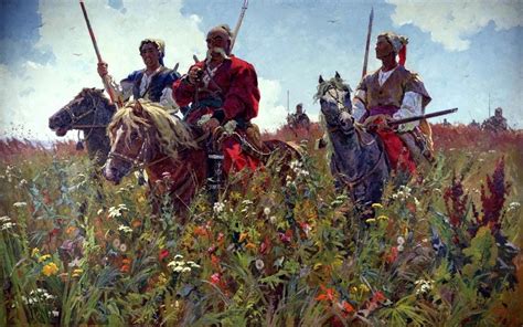 Painting Art Of Ukraine Ukrainian Cossacks In Painting The Ancient