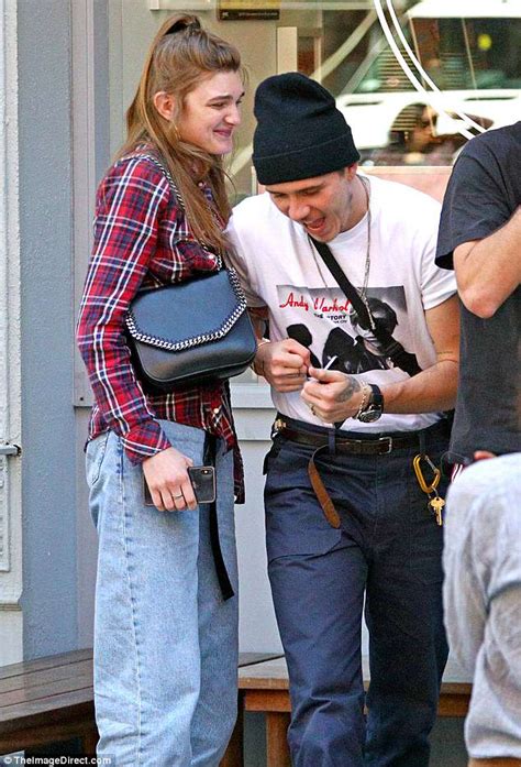 Brooklyn Beckham Puts On A Giddy Display With Mystery Blonde In Nyc