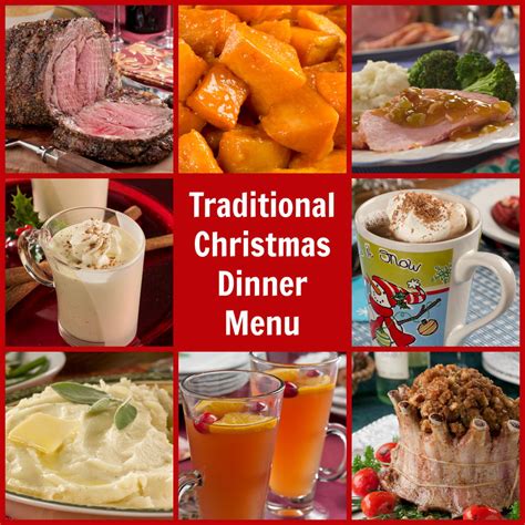 This meal can take place any time from the evening of christmas eve to the evening of christmas day itself. Traditional Christmas Dinner Menu | MrFood.com