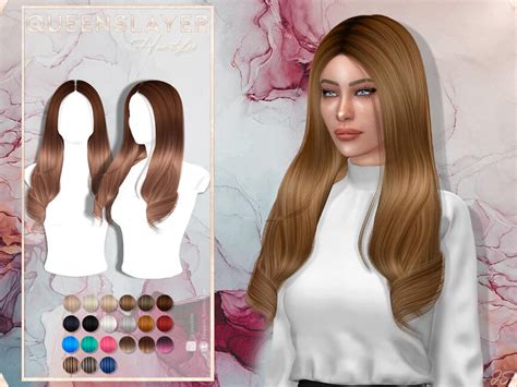 Sims 4 Queens Layer Hairstyle The Sims Book