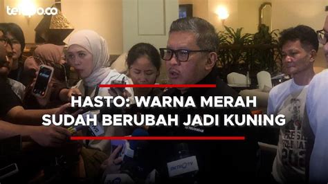 Sekjen Pdip Hasto Kristiyanto Tak Tegas Soal Gibran Sudah Pamit Sebut