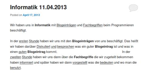 65 ideen sie müssen es heute versuchen. Informatik-Unterricht Lerntagebücher mit Wordpress und Software-Entwicklung mit Scratch | das ...