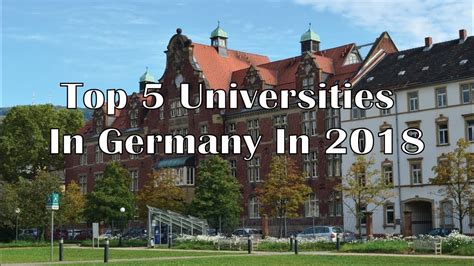 Top Universities In Germany Best 5 Top Universities In Germany In