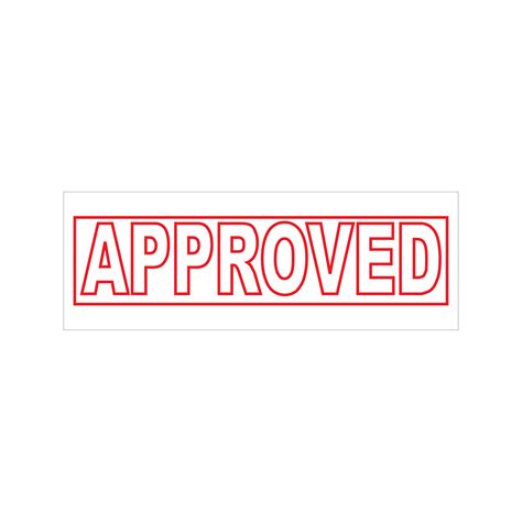 Approved Stock Stamp 491174 38x14mm Rubber Stamps Online Singapore