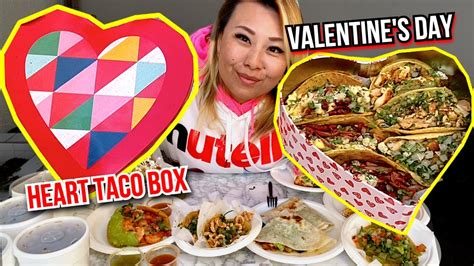 Valentines Day Taco Heart Box At Tacos Y Tacos In Las Vegas