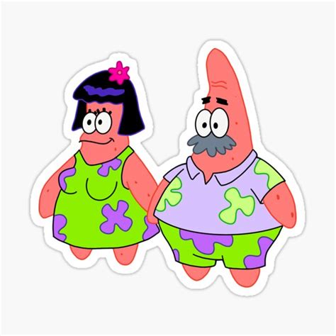 Patricks Parents Spongebob Squarepants Sticker For Sale By