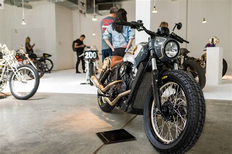 The 2017 Brooklyn Invitational Custom Motorcycle Show Features Biker