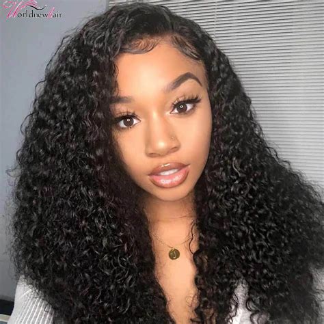 Headband wigs human hair half wigs no plucking wigs for women. 6x6 Pre Plucked Kinky Curly Weave Lace Closure Human Hair ...