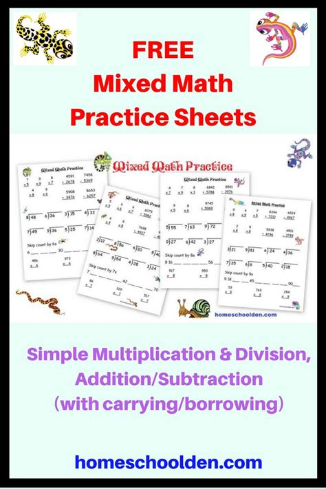 Mixed Math Practice Free Practice Worksheets These 2nd Or 3rd Grade