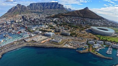 Cape Town Aerial View Wallpaper Backiee
