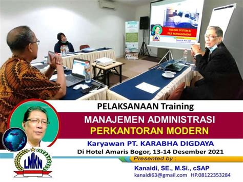 Pelaksanaan Link Link Materi Trainingworkshop Manajemen