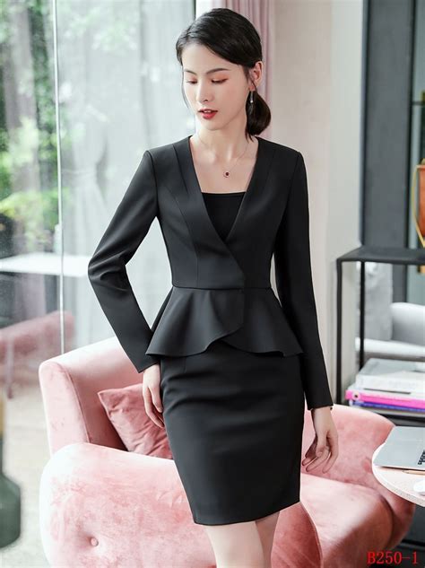 Formal Elegant Women S Women Business Suits With Skirt And Jacket