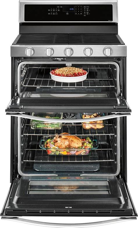 Whirlpool 60 Cu Ft Self Cleaning Freestanding Double Oven Gas
