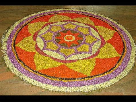 Try these rangoli designs, make them to decorate your home during festivals and other special occasions. Creative Pookalam Designs For Onam - Boldsky.com