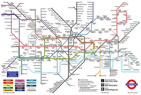 Piccadilly Line London Map