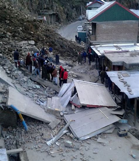 Landslide Buries Two Dozen Shops In Jammu And Kashmir’s Doda