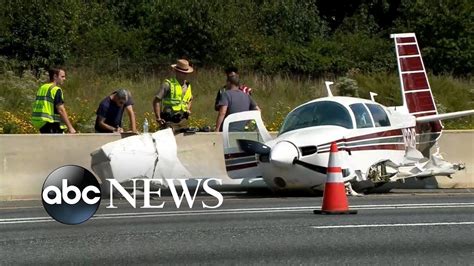 Plane Crashes In The Middle Of A Highway Youtube